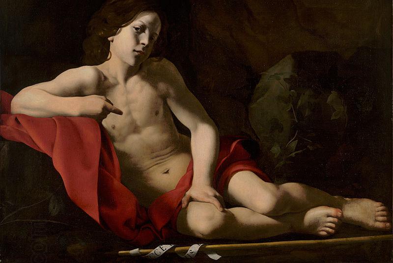 unknow artist The Young Saint John in the Wilderness oil on canvas painting by Giovanni Battista Caracciolo China oil painting art